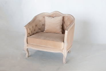 Beige Single Sofa